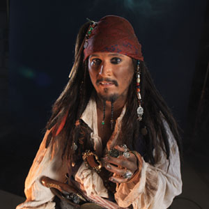 Ken Byrne as Captain Jack Sparrow Celebrity Impersonator - Cincinnati Makeup Artist Jodi Byrne 2